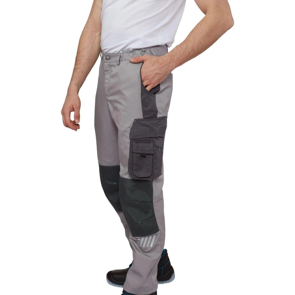 Брюки летние муж. л33-БР серые (р.48-50) 194-200 (серия л)