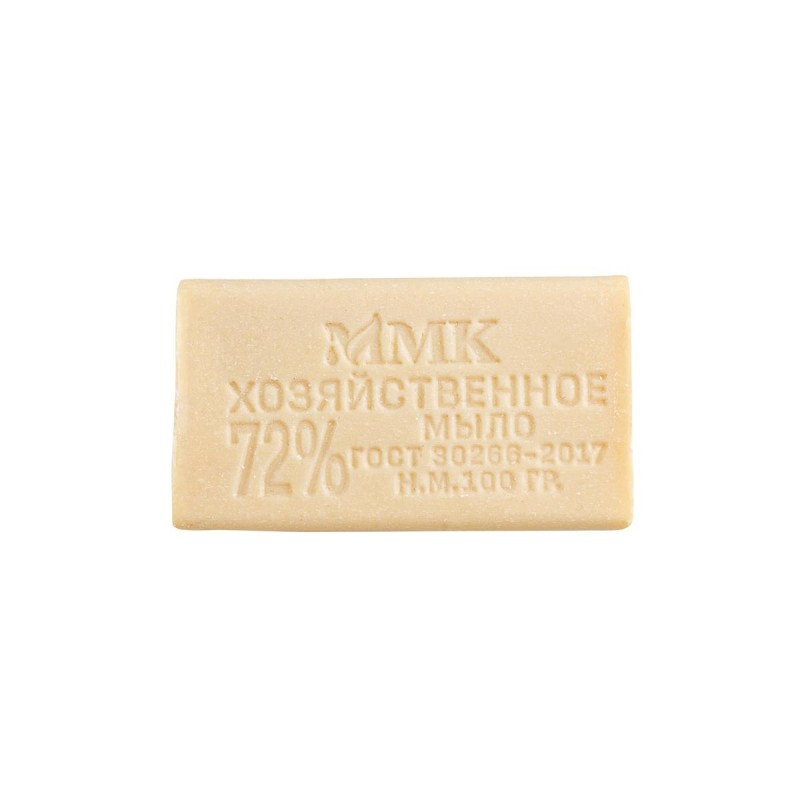 Мыло хозяйственное 72 % в прозрачной обертке флоупак 100 гр. МКХ0621