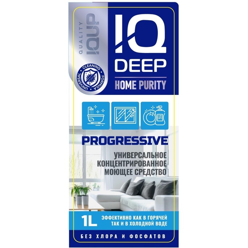 Универсальное чистящее средство IQUP Progressive Purity конц ПЭТ 1л