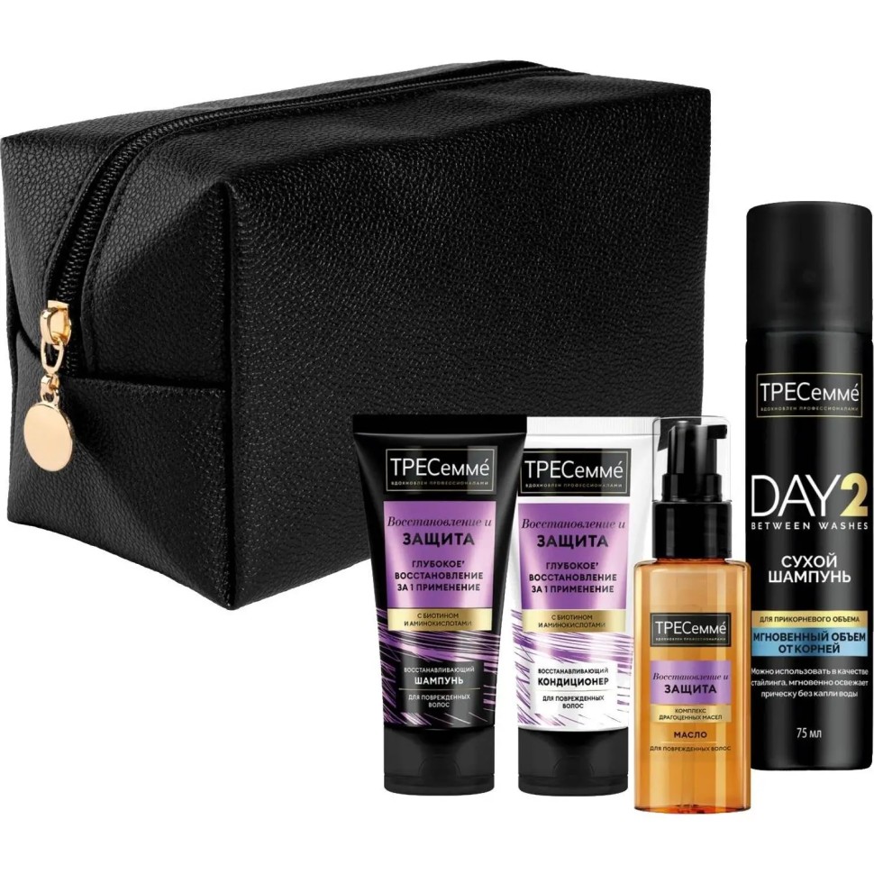 Подарочный набор Тресеммe женский для волос в косметичке
