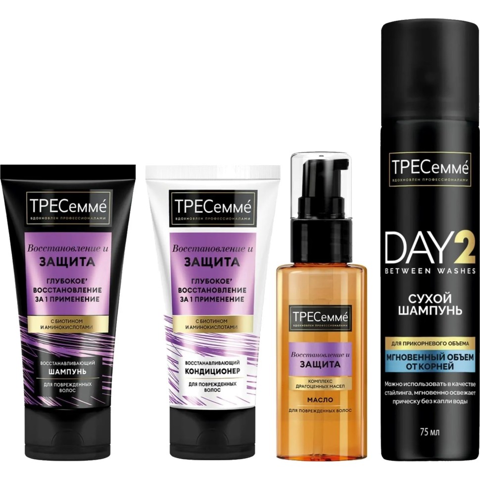 Подарочный набор Тресеммe женский для волос в косметичке