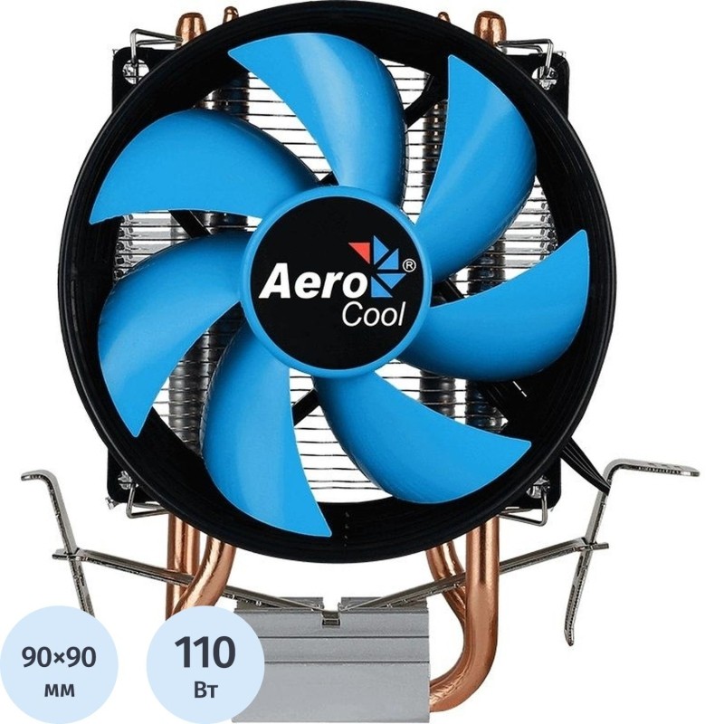 Кулер Aerocool Verkho 2 Soc-AM5/AM4/1200/1700/1851чер/син