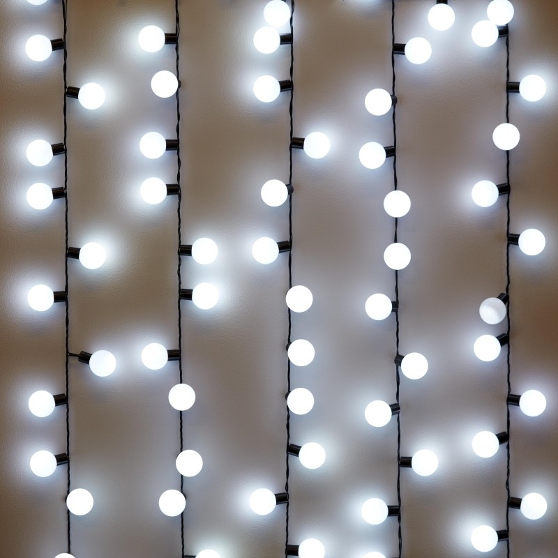 Гирлянда светодиодная Мультишар, 5м IP65,80LED хол бел IP65 SW-XMAXOut-0017