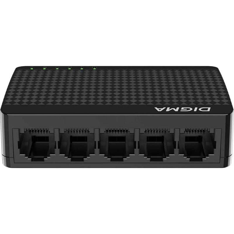 Коммутатор Digma DSW-105GEV2 (L2) 5x1Гбит/с неуправляемый