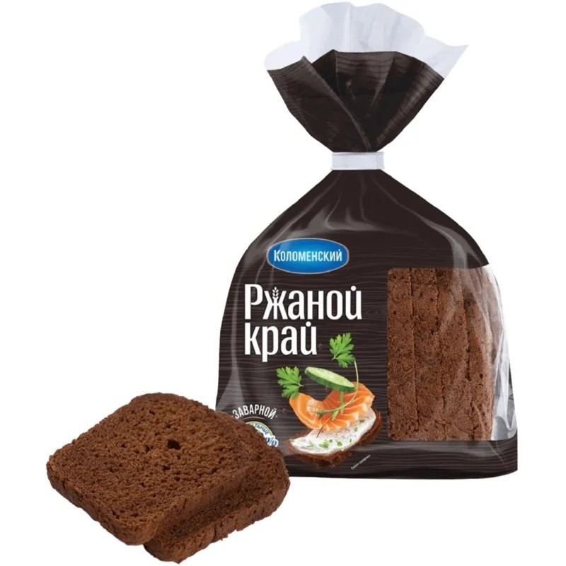 Хлеб Ржаной Край  заварной 300   гр. Колом (168)