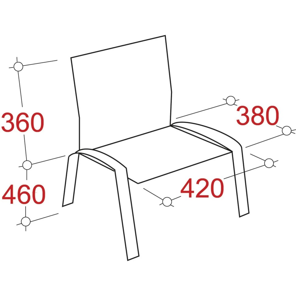 Стул UD_Серна (СМ-7/22) каркас белый, к/з К-18 ярко-зеленый