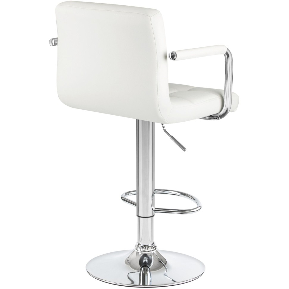 Стул барный LO_DOBRIN KRUGER ARM LM-5011-N белый/хром 2шт/уп