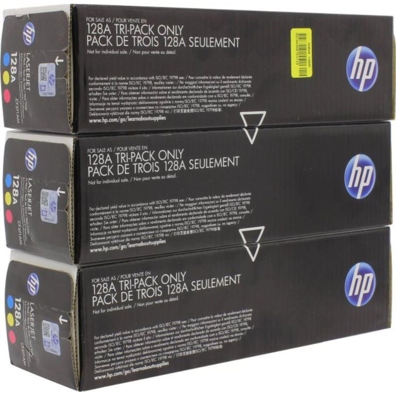 Картридж лазерный HP 128A CF371AM CMY для CLJ CP1525/CM1415 (3шт/уп)