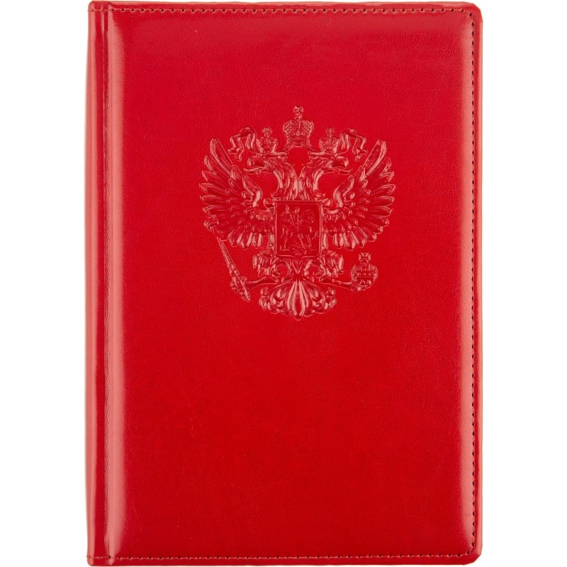 Ежедневник недатированный Attache Еagle 3D, А5, 160 л., красный