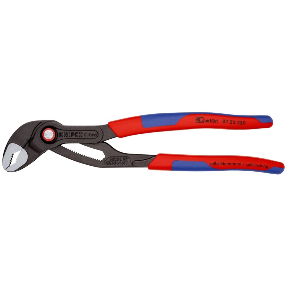 Клещи переставные L-250 мм COBRA KNIPEX KN-8722250