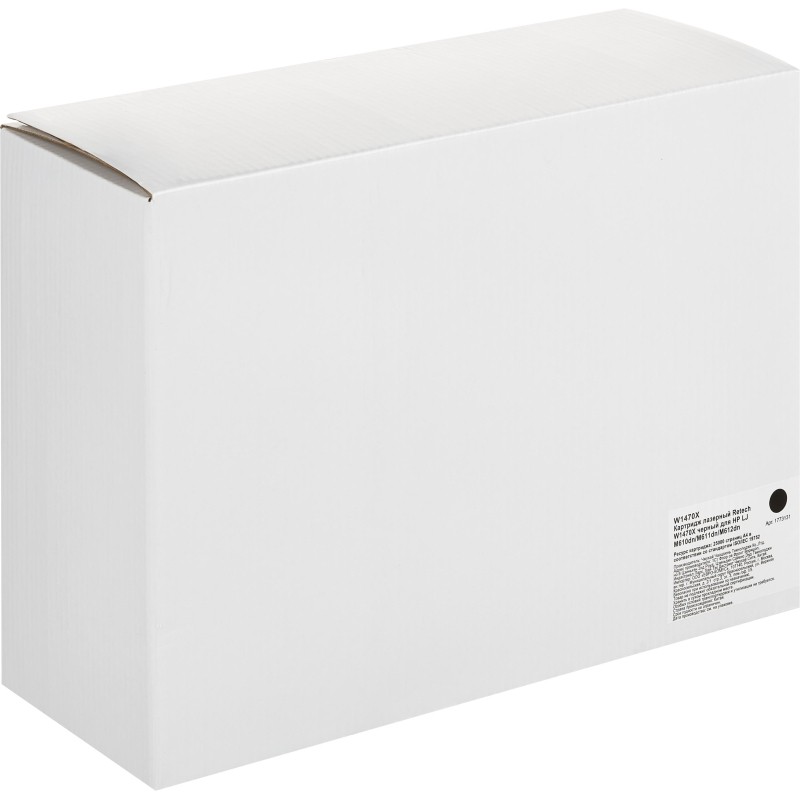 Картридж лазерный Retech W1470X чер. для HP LJ M610dn/M611dn/M612dn