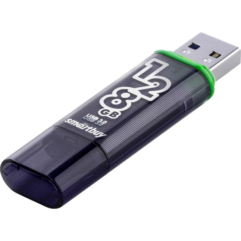 Флеш-память Smartbuy UFD 3.0/3.1 128GB Glossy Dark Grey (SB128GBGS-DG)