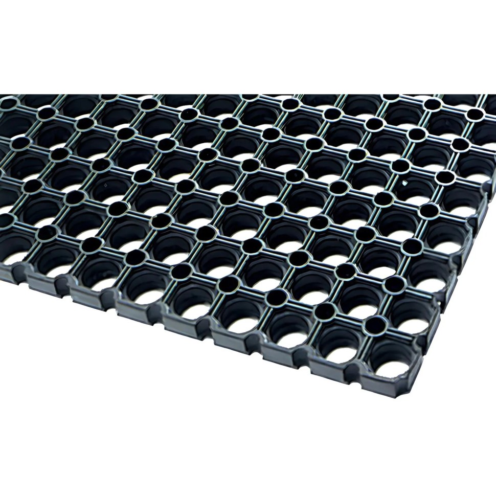 Коврик входной резиновый универсальный (50х100х1,4 см,черный)