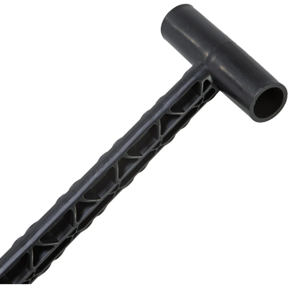 Лопата д/уборки снега алюмин. 20,5х28х70 см с Т обр. ручкой пласт/чер с р/ж Лопата д/уборки снега алюмин. 20,5х28х70 см с Т обр. ручкой пласт/чер с р/ж