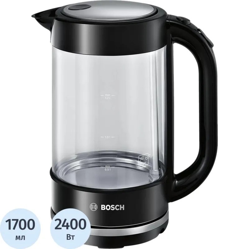 Чайник электрический Bosch TWK70B03 чёрный