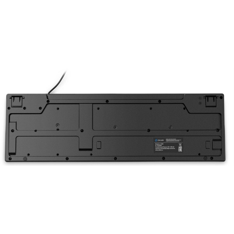 Клавиатура Oklick 125M черный USB Multimedia (1678108)