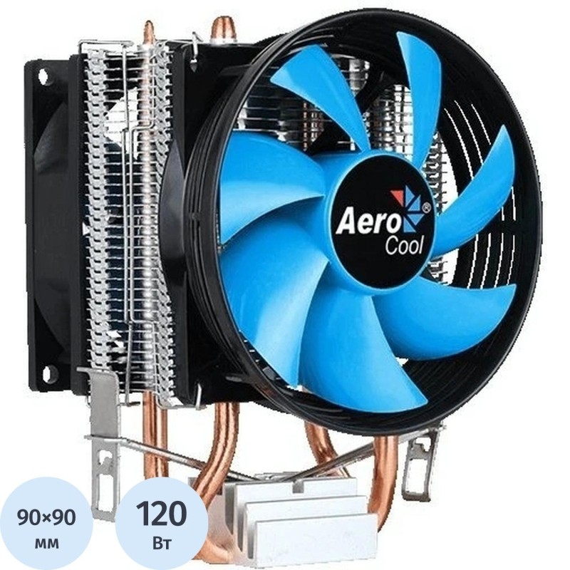 Кулер Aerocool Verkho 2 Dual Soc-AM5/AM4/1200/2066/1700/1851чер/син