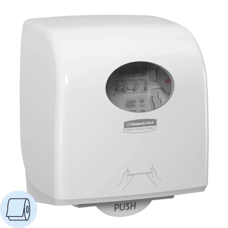 Диспенсер для полотенец в рулонах Aquarius Slimroll белый 7955