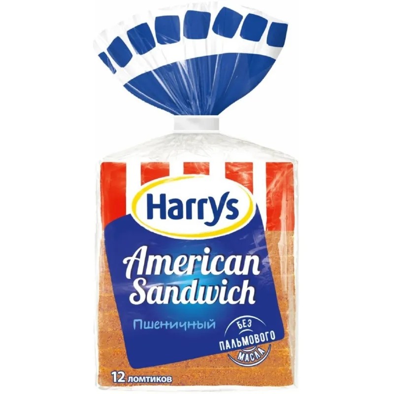 Хлеб Harry&#039;s для сэндвича пшеничный 470г  