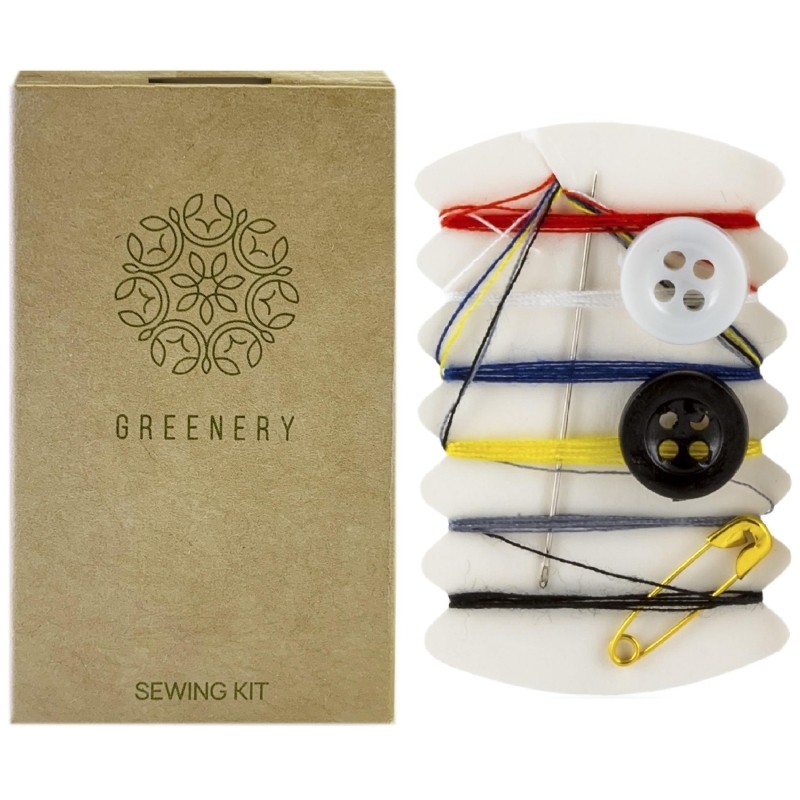 Набор швейный GREENERY ,картон,500шт