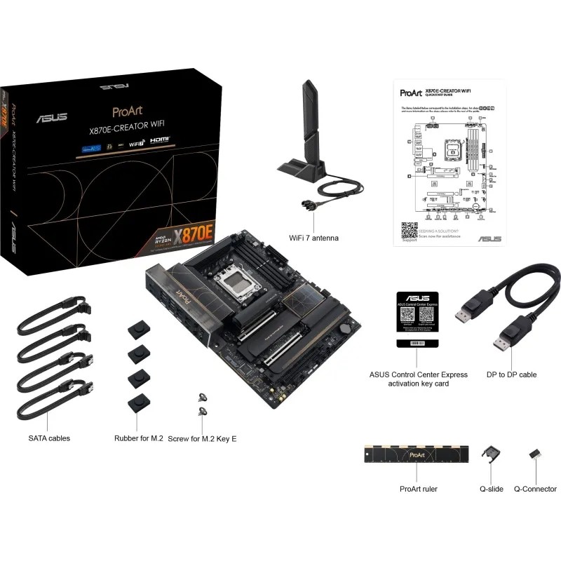Материнская плата ASUS PROART X870E-CREATOR WIFI, AM5 4xDDR5 ATX HDMI
