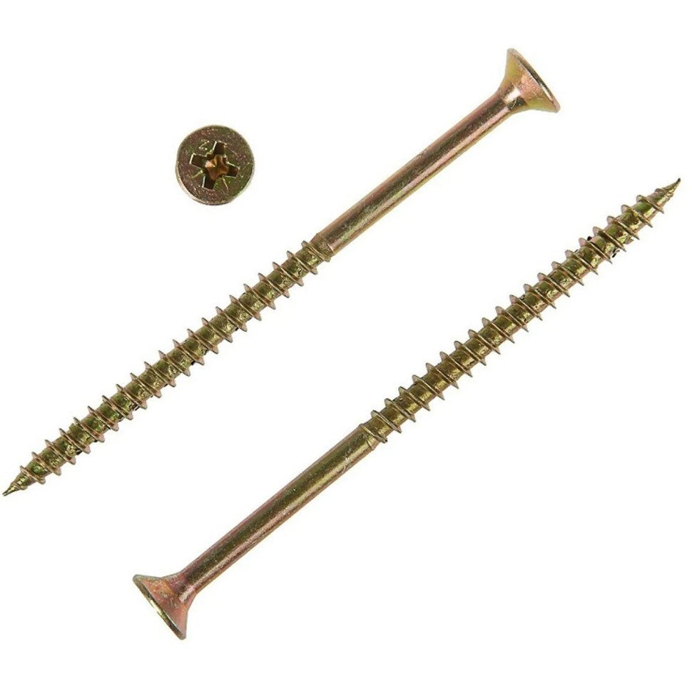 Саморезы универсальные  100х6,0 мм (50 шт/уп) желтые  Zitar (102275)