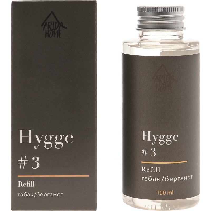 Наполнитель для аромадиффузора Hygge 3 Табак и Бергамот 100 мл, АР 100-323