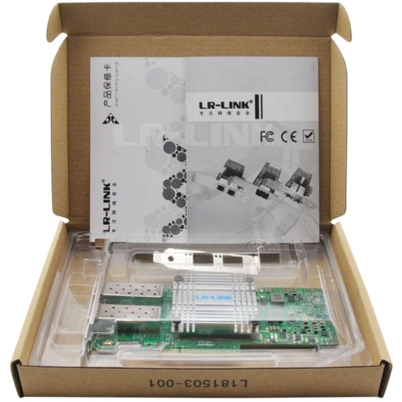Сетевой адаптер LR-LINK (LREC9812BF-2SFP+) PCIe v3.0 x8 2xSFP+ 10G