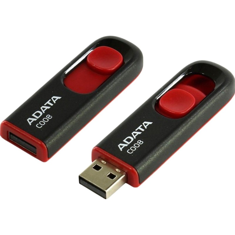 Флеш-память ADATA C008, 64GB, AC008-64G-RKD