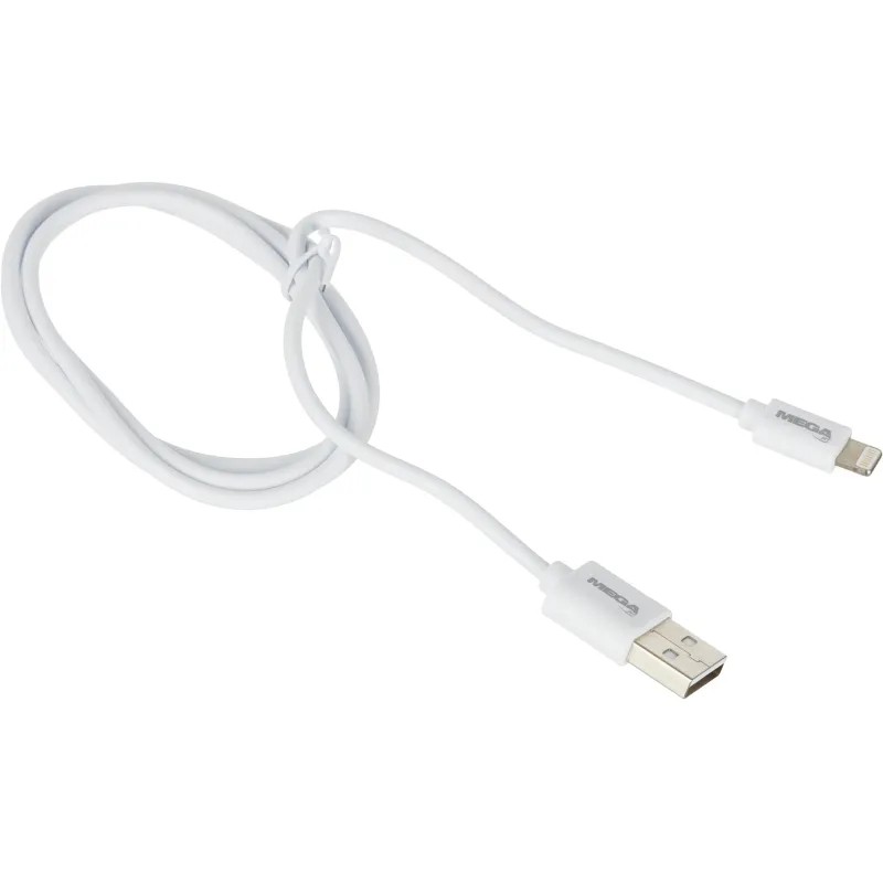 Кабель 2,4A, 1м, USB - Lightning, TPE, белый BT-JCBL-002/U152