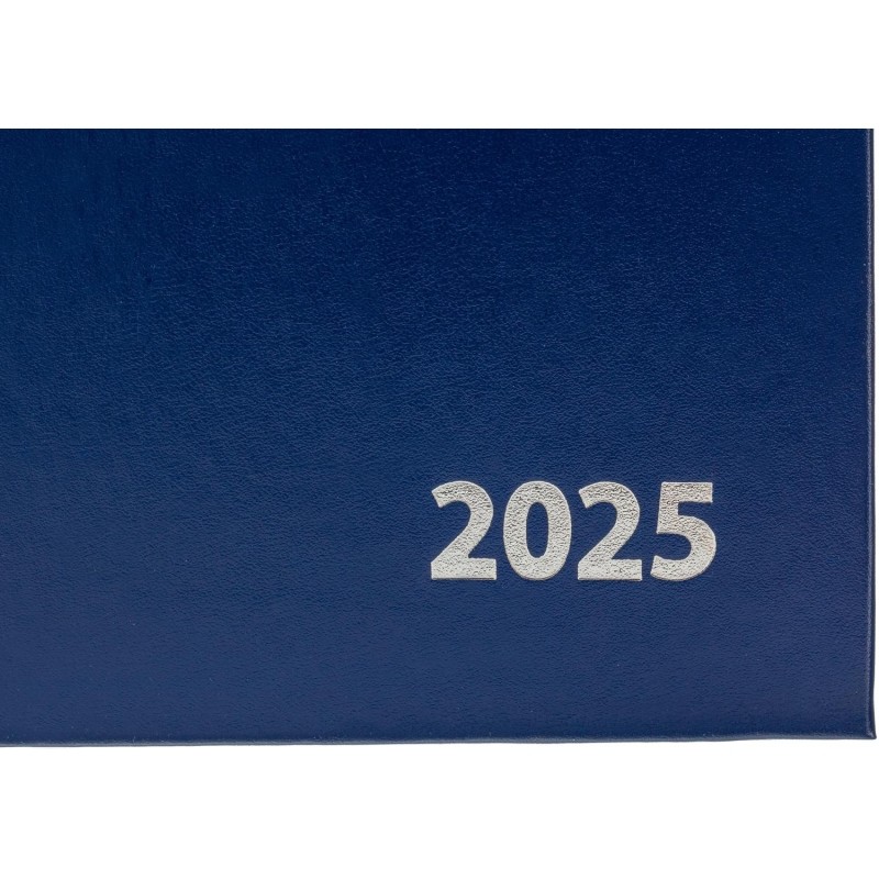 Ежедневник датированный 2025 А5+ бумвинил (синий)  Выбор есть