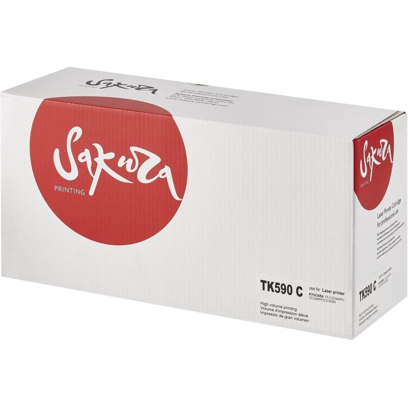 Картридж лазерный  Sakura TK-590C для Kyocera ECOSYS M6526 (ЛМ)