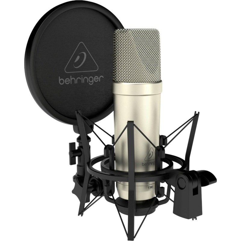 Микрофон Behringer TM1, широкомембранный, конденсаторный, кабель, чехол