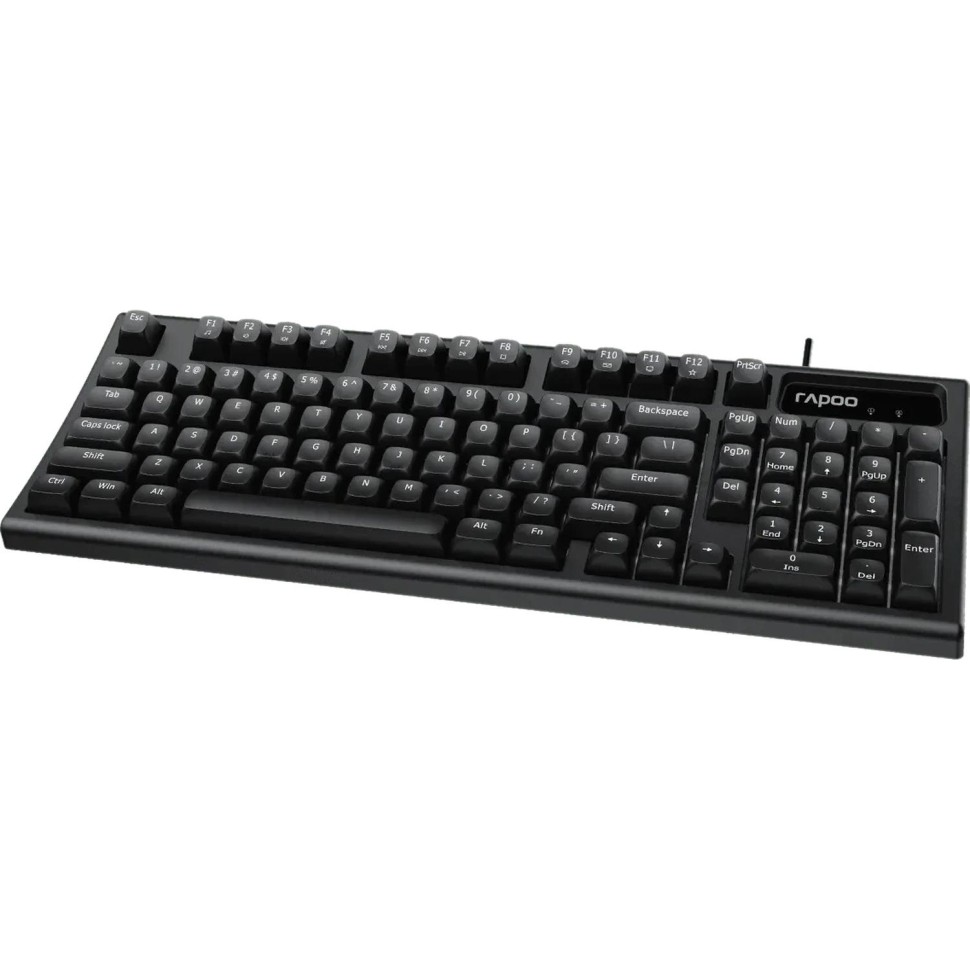 Клавиатура RAPOO проводная NK2800, цвет - черный Клавиатура RAPOO проводная NK2800, цвет - черный