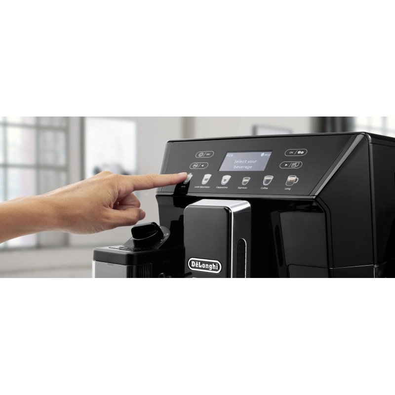Кофемашина De'Longhi Eletta Cappuccino Evo ECAM46.860.B черная