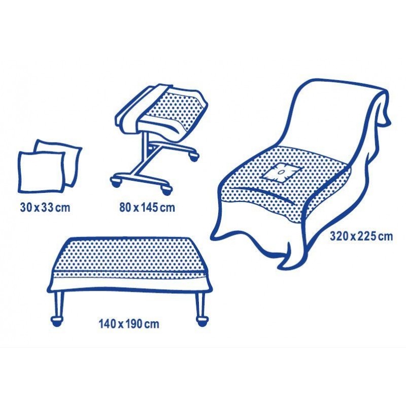 Комплект  I усил Foliodrape Protect Plus для вмеш на конеч, 5шт 9387162