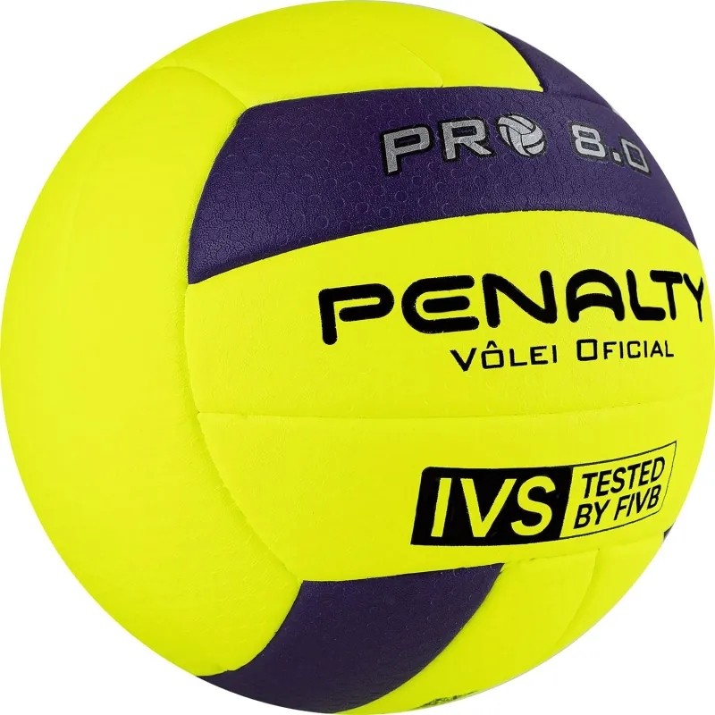 Мяч волейбольный матч. PENALTY BOLA VOLEI 8.0 PRO FIVB TESTED р.5  желт-фио