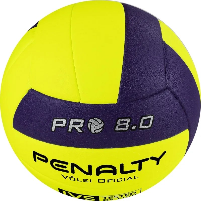 Мяч волейбольный матч. PENALTY BOLA VOLEI 8.0 PRO FIVB TESTED р.5  желт-фио