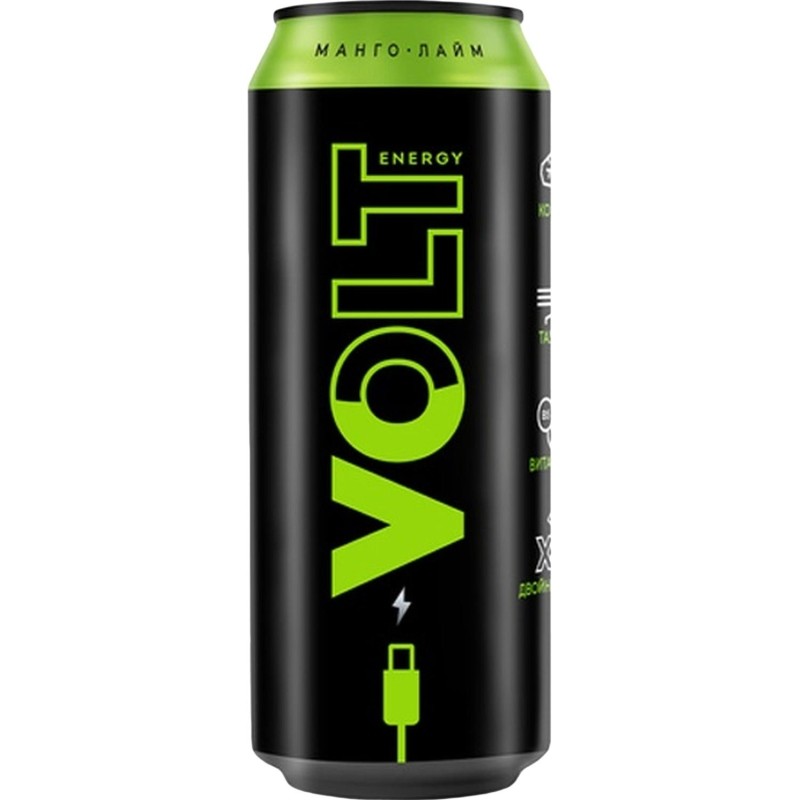 Напиток энергетический  Volt Energy Манго-Лайм 0,45л