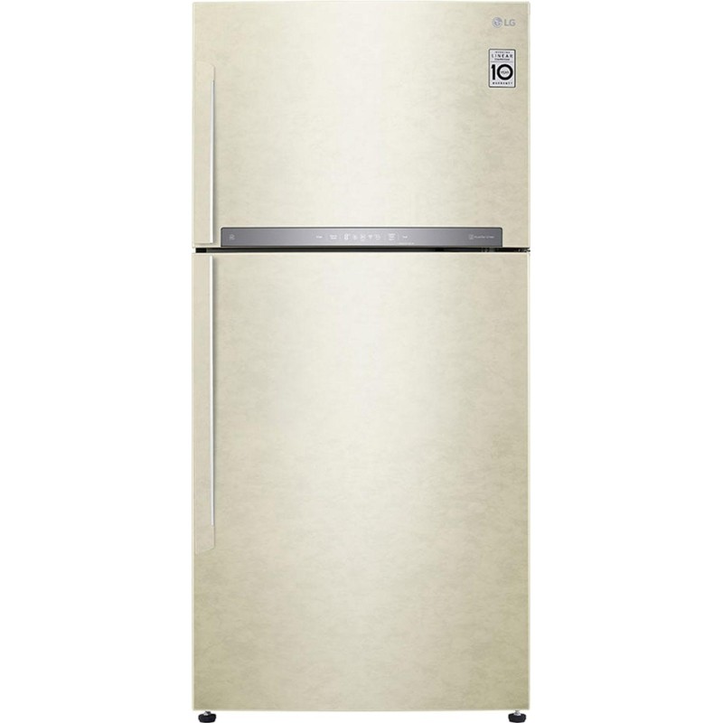Холодильник LG GN-H702HEHL 2-хкамерн. бежевый глянц. линейный инверторный