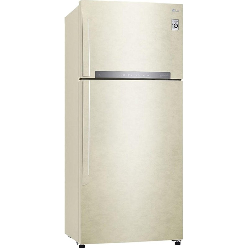 Холодильник LG GN-H702HEHL 2-хкамерн. бежевый глянц. линейный инверторный