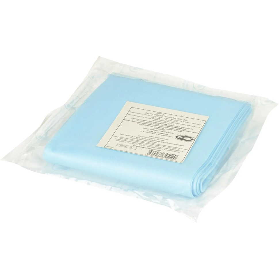 Простыня стер. 200х140см спанбонд лам. пл.40, 1шт/уп Tutami span L  Гекса