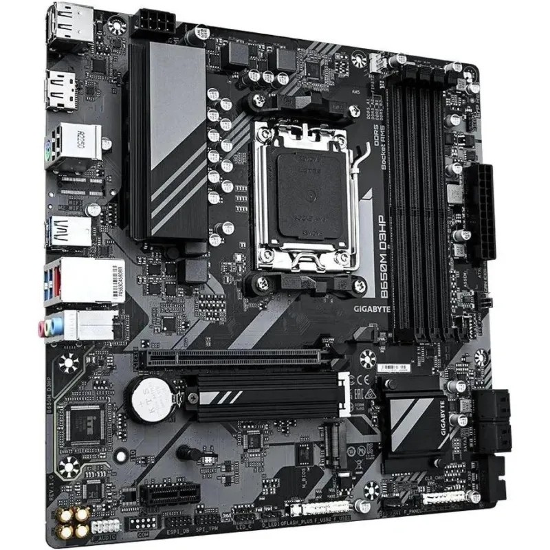 Материнская плата GIGABYTE B650M D3HP sAM5 AMD B650,4xDDR5,mATX