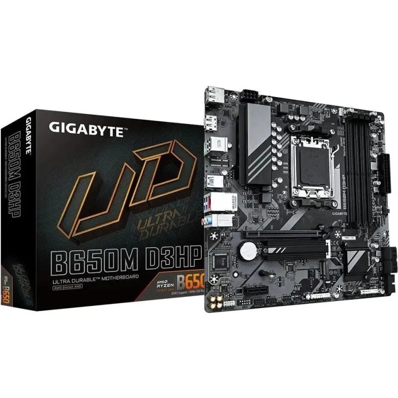 Материнская плата GIGABYTE B650M D3HP sAM5 AMD B650,4xDDR5,mATX