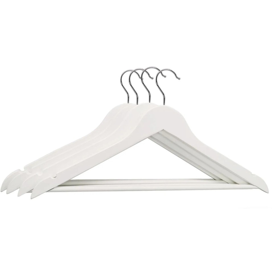 Вешалка-плечики WW_Комус Мебель WH018 дер.пер.п.рез.анис/бел.р.52-54 3шт/уп Вешалка-плечики WW_Комус Мебель WH018 дер.пер.п.рез.анис/бел.р.52-54 3шт/уп