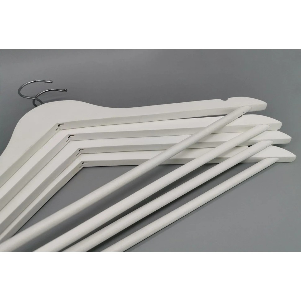 Вешалка-плечики WW_Комус Мебель WH018 дер.пер.п.рез.анис/бел.р.52-54 3шт/уп Вешалка-плечики WW_Комус Мебель WH018 дер.пер.п.рез.анис/бел.р.52-54 3шт/уп