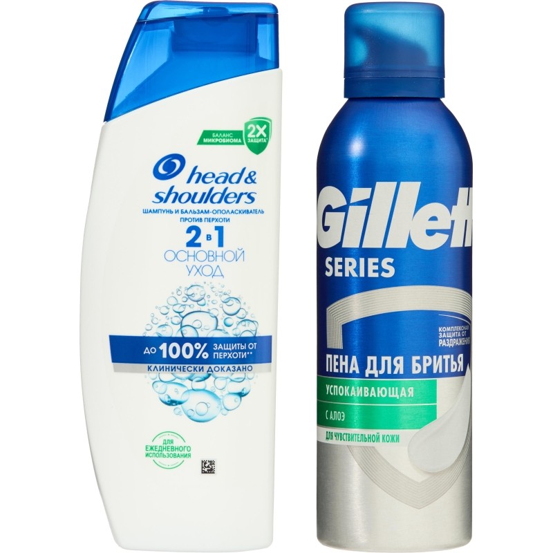 Подарочный набор Head&amp;Shoulders Шамп 2в1 Gillette Пн бр Ус 200мл+200мл муж
