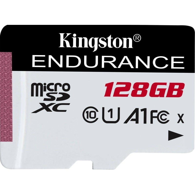 Карта памяти microSDXC Kingston High Endurance, 128 Гб, UHS-I Class10 U1 A1