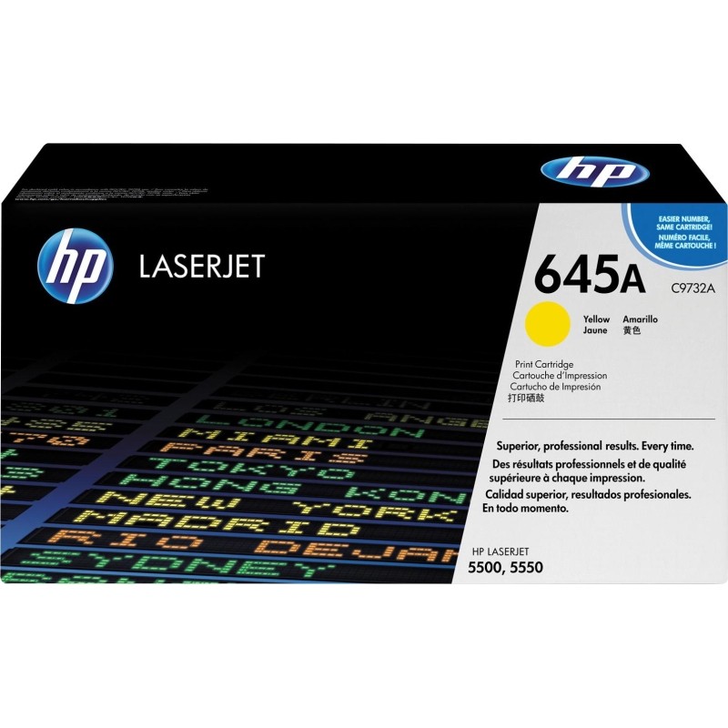 Картридж лазерный HP 645A C9732A жел. для CLJ 5500/5550