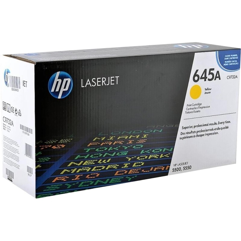 Картридж лазерный HP 645A C9732A жел. для CLJ 5500/5550